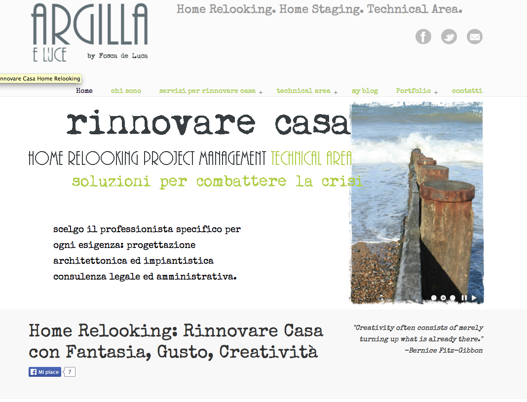 “Rinnovarecasa.net” sito in evidenza